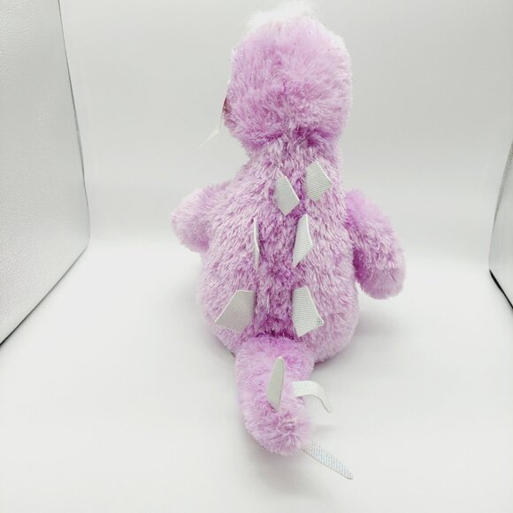 Build A Bear Purple Silver Sparkle Stegosaurus Dinosaur Plush 14” Stuffed Toy - Picture 4 of 8